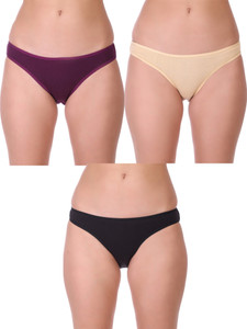 selfcare women bikini beige black red panty