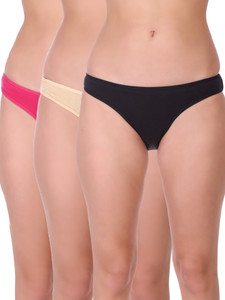 selfcare women bikini beige pink black panty