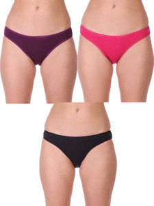 selfcare women bikini black purple pink panty