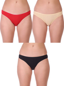 selfcare women bikini red beige black panty