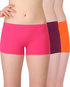 Selfcare Women Boy Short Purple Pink Orange