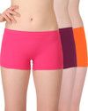 Selfcare Women Boy Short Purple Pink Orange