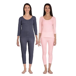 Selfcare Women Poly Cotton Thermal Top and