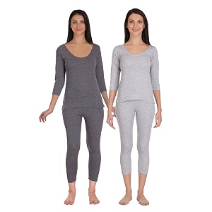 Selfcare Women Poly Cotton Thermal Top and
