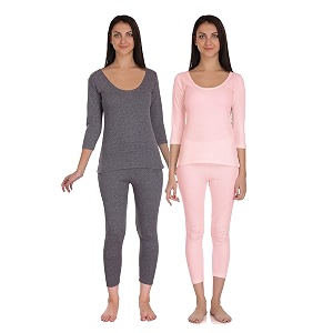 Selfcare Women Poly Cotton Thermal Top and