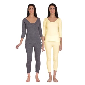 Selfcare Women Poly Cotton Thermal Top and