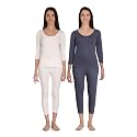Selfcare Women Poly Cotton Thermal Top and
