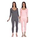 Selfcare Women Poly Cotton Thermal Top and