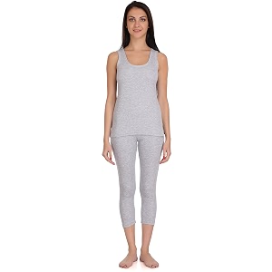 selfcare womens sleevless top and pyjama set