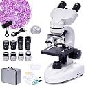 SELFIE CAT 200X-5000X Binocular Compound Microscope for Adults & Students
