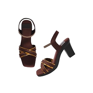 Selfiee Cross Strap Block Heels Perfect for