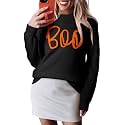 SELINK Women's Holiday Sweater Crew Neck Print Casual Long Sleeve Pullover