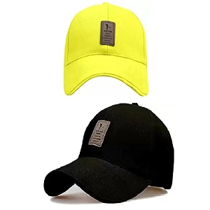 selloria acrylic brand a adjustable unisex cap quick drying sun hat for activites sports baseball hat for men and women39s freesize pack of 2 any age