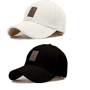 selloria a brand soft cotton adjustable unisex cap for men and women freesize baseball caps pack of 2