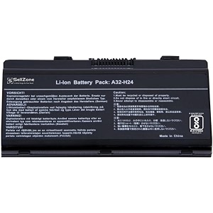 sellzone replacement laptop battery compatible for a32-h24 lg r450 hcl me k40 asus hasee a350 a450 l062066