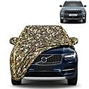 Seltos 100% Waterproof Car Cover | Dustproof Sun Protection Cover | Soft Cotton Lining | Triple Stitched | Mirror Pocket | Antenna Pocket | All Weather Body Cover (Army)