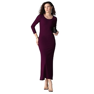 Selvia Lycra Bodycon Dress for Women One