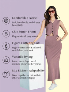 selvia top skirt co-ords set