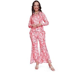 selvia women39s polyester co-ords set