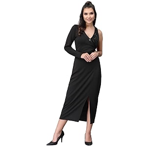 Selvia Womens Half Sleeve Solid Lycra Knee