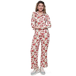 selvia women39s polyester co-ords set