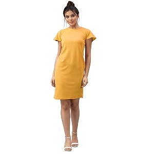 Selvia Women Knee Length Dress Shirt