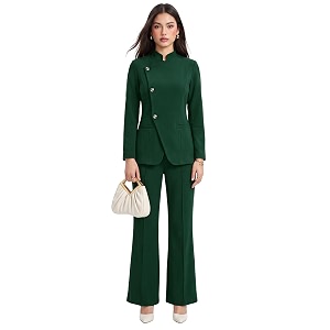 Selvia Womens Full Sleeve Blazer Top with