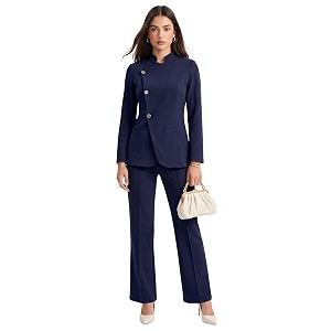Selvia Womens Full Sleeve Blazer Top with