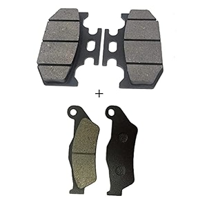 front rear - combo brake disc pads compatible for yamaha r15 version -3 v3