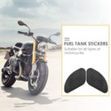 SELVIKE Tank Pad Thai Pad Rubber Knee Grip Protect or Sticker for Thigh pad SUITABLE FOR ROYAL ENFIELD JAWA Bike Tank Pad