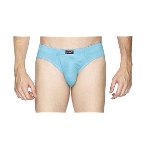 Semantic Mens Solid Cotton Brief Underwear -