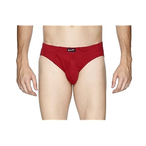 Semantic Mens Solid Cotton Brief Underwear -