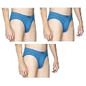 Semantic Men39s Solid Cotton Brief Underwear -