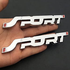 semaphore 3d metal emblem badge self adhesive sport logo decal stickersilver set of 2 for bmww z4