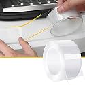 SEMAPHORE Car Door Edge Universal Clear Door Sill Protector Anti-Collision Film(Tranparent) 5metre x 5cm Invisilble Compatible with Hyundai Veloster