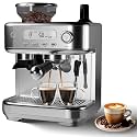 Semi-Automatic Espresso Machine with Grinder &amp; Milk Frother, 20 Bar Professional Pressure,95Oz Removable Large Water Tank, Coffee Maker for Cappuccino/Latte/Macchiato, Design for Home Barista
