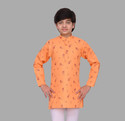 SEMINO Boys Printed Straight Kurta