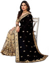 Semizoxis Embellished Bollywood Net, Art Silk Saree