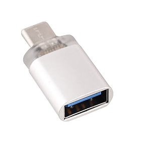 usb type c male 30 to female otg adapter with light indicator compatible with all type c enabled devices otg with light indicator