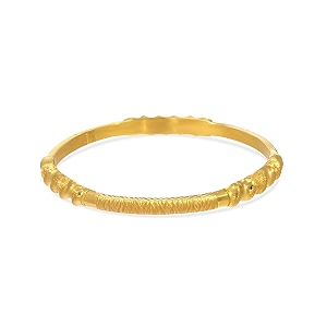 senco gold amp diamonds blissful sleek gold bangle