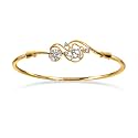 Senco Gold &amp; Diamonds Loop and Lustre Diamond Noa Bangle