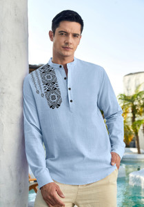 SENDBURG Men Printed Tunic Kurta