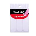 SENECIO DIY French Tip Guide Manicure Nail Art Decorations Round Form Fringe Sticker Stencil Style-1