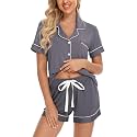 Senert Womens Pajamas Sets Short Sleeve Sleepwear Nursing Pj Set