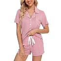 Senert Womens Pajamas Sets Short Sleeve Sleepwear Nursing Pj Set