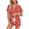 Senert Womens Pajamas Sets Short Sleeve Sleepwear Nursing Pj Set