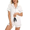 Senert Womens Pajamas Sets Short Sleeve Sleepwear Nursing Pj Set