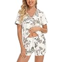 Senert Womens Pajamas Sets Short Sleeve Sleepwear Nursing Pj Set
