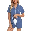Senert Womens Pajamas Sets Short Sleeve Sleepwear Nursing Pj Set
