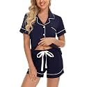 Senert Womens Pajamas Sets Short Sleeve Sleepwear Nursing Pj Set